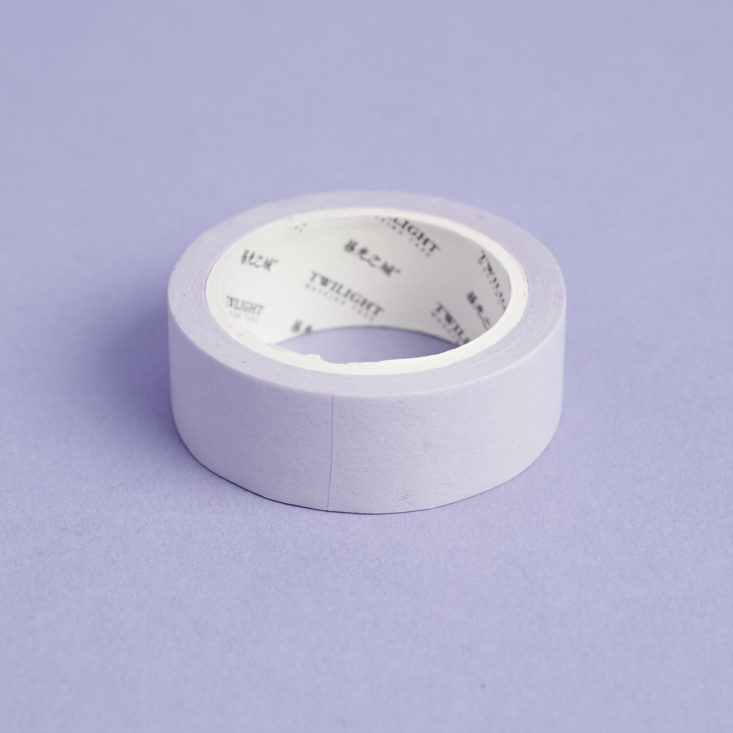 soft violet 1.5 inch washi tape