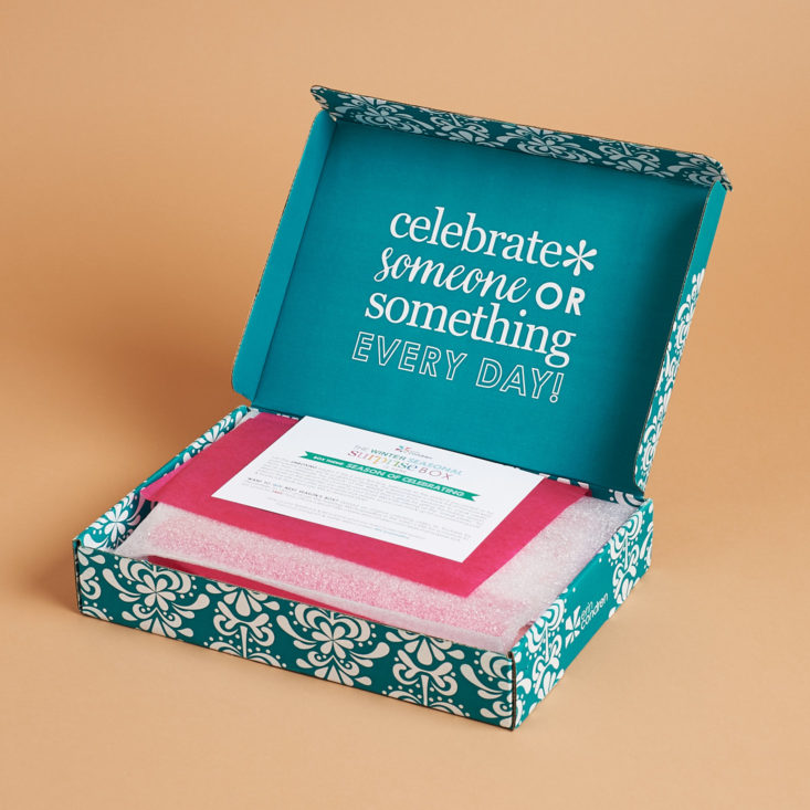 erin condren winter 2017 season of celebration unboxing