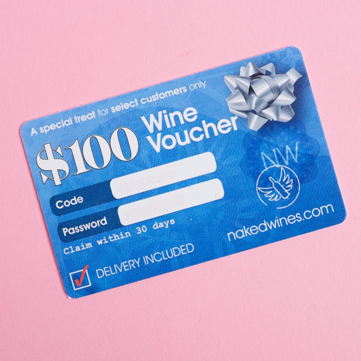 wine voucher coupon