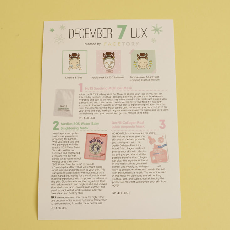 Facetory Seven Lux Box December 2017 Product Card -0006