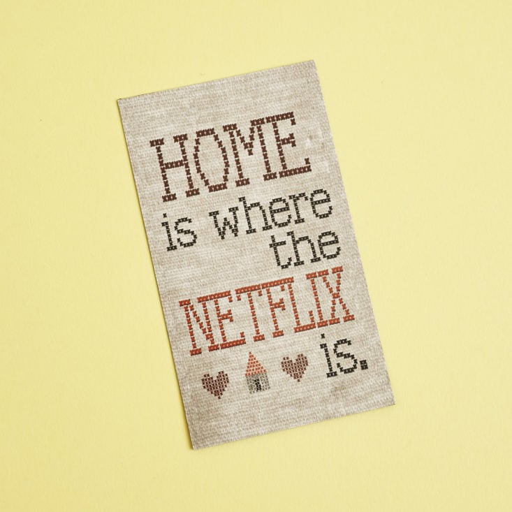 Home is Where the Netflix Is Magnet