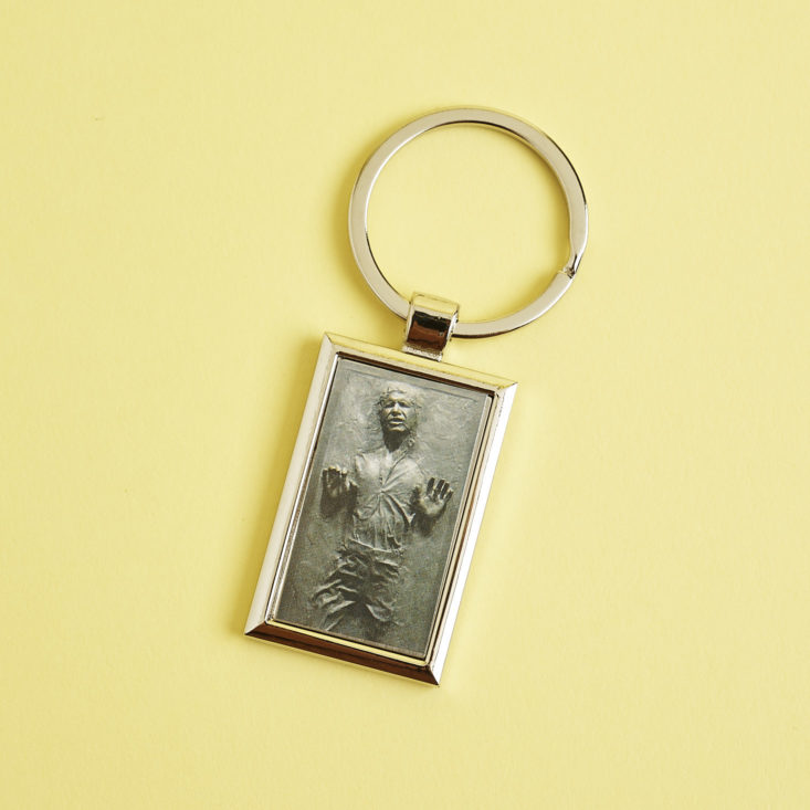 han solo trapped in carbonite keyring