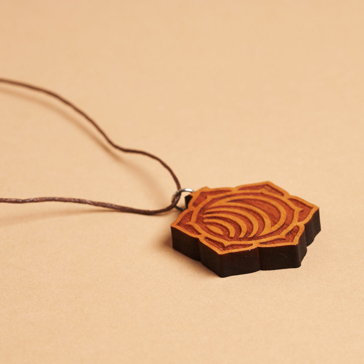 wooden necklace