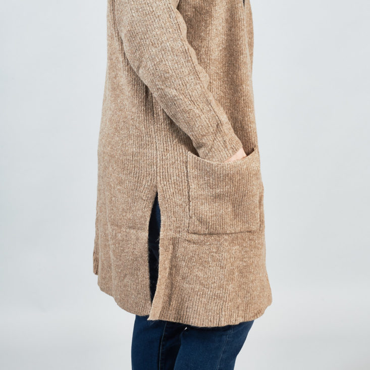 Hooray for cardigans with pockets like this tan look!