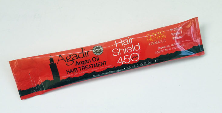Agadir Aragan oil hair treatment sample