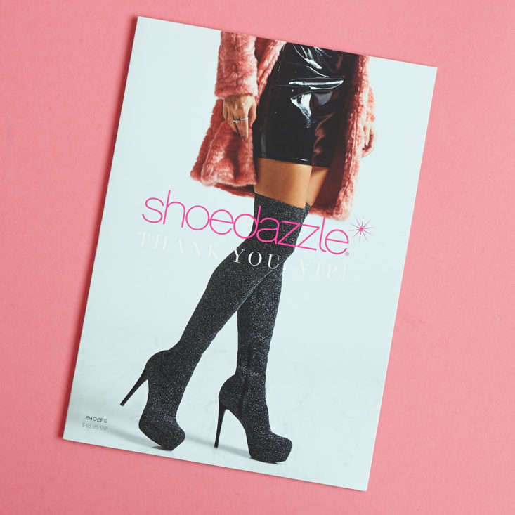 Shoedazzle booklet