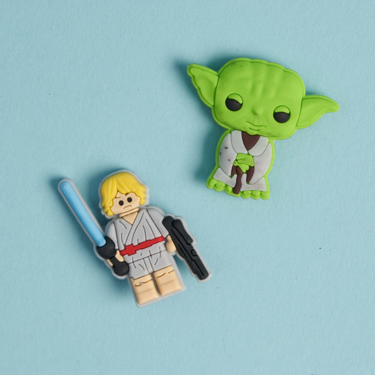 set of two star wars mini magnets