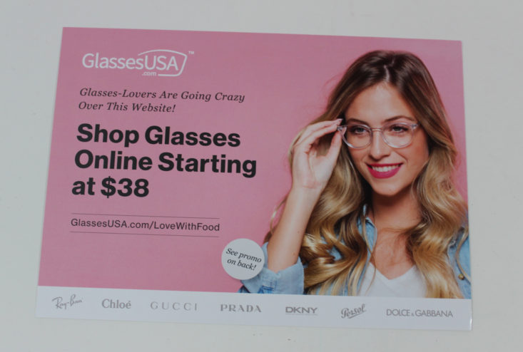 coupon for glasses