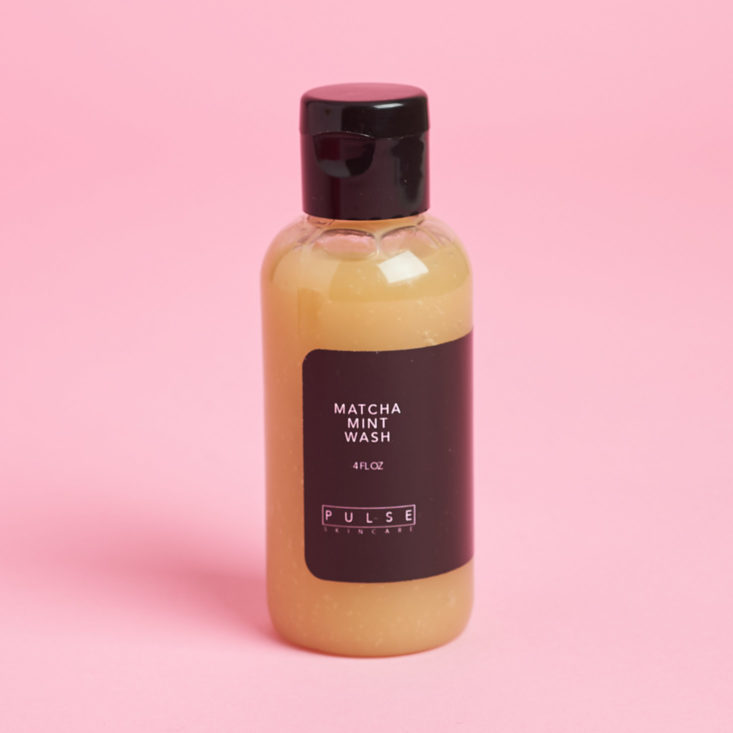Use this matcha mint bodywash to clean off after your bodypainting session.