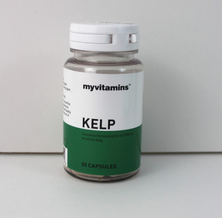 Myvitamins Kelp bottle