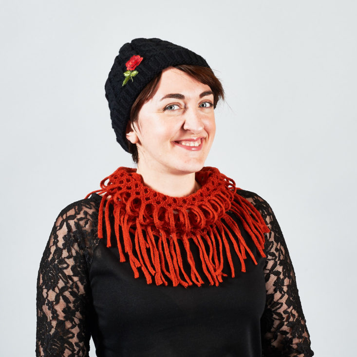 Special hat and scarf set by Nadine West