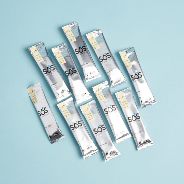 packets of sos hydration