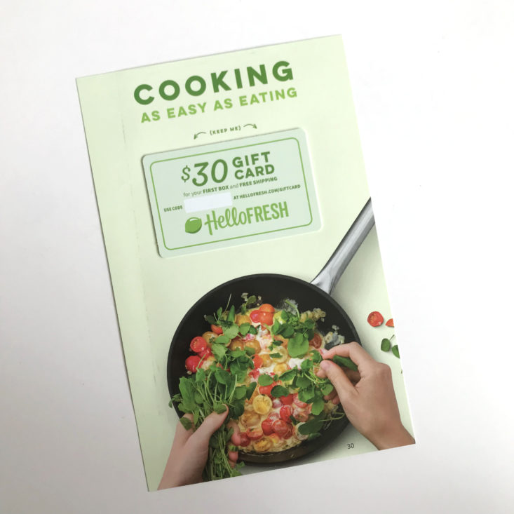 Try The World Box December 2017 - HelloFresh Coupon