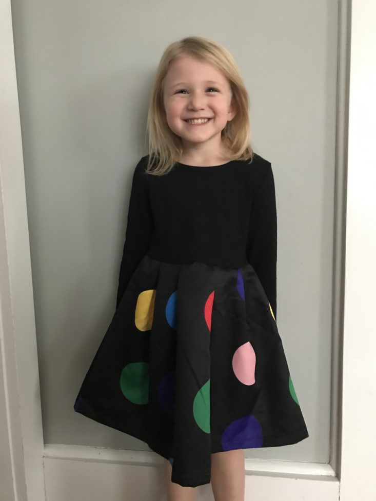 Multi-Color Princess Dress on a cute child