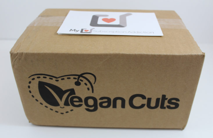 Vegan Cuts Snack December 2017 Box closed