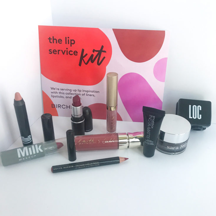Birchbox Lip Service Kit January 2018 review