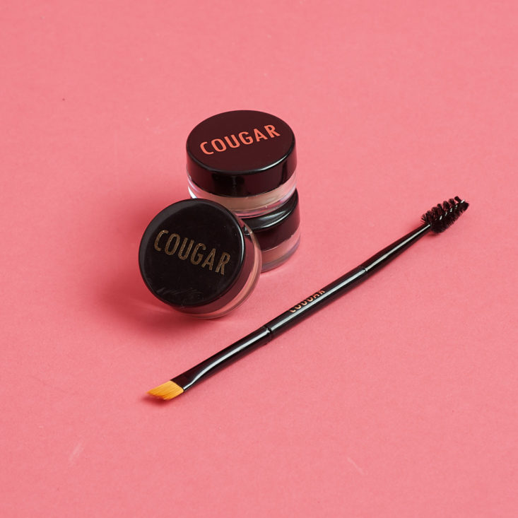 brow colors and brush