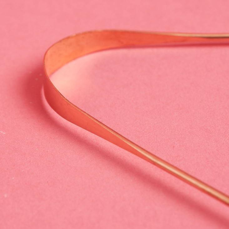 tongue scraper detail
