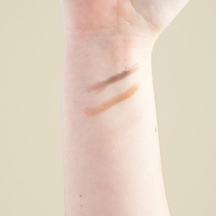brow kit swatches