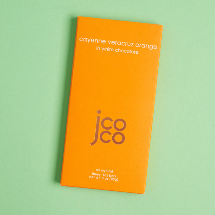 jcoco orange cayenne bar