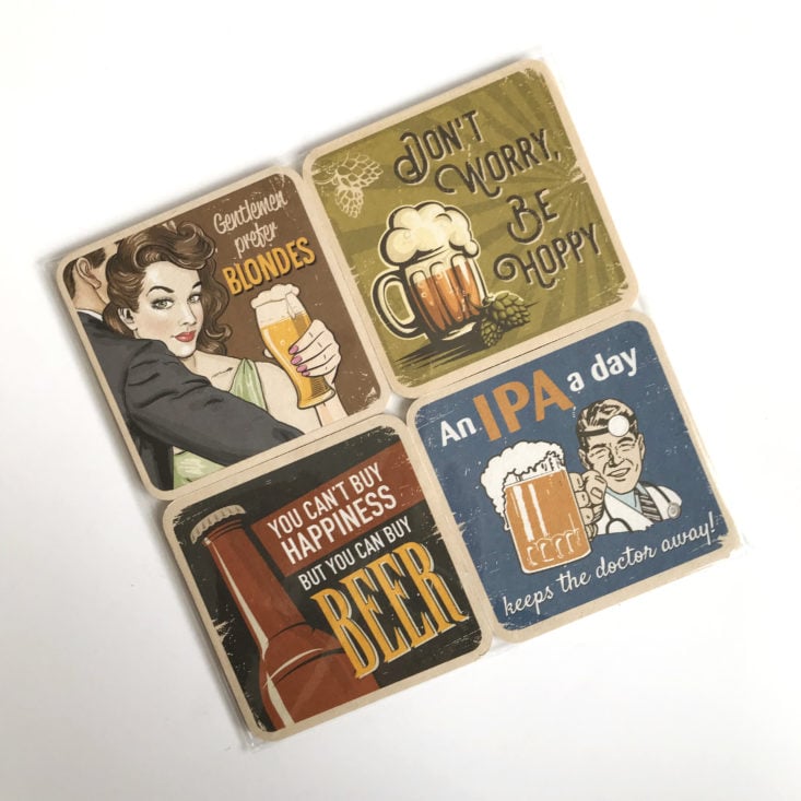 Craft Beer Club Box December 2017 - Coaster Set
