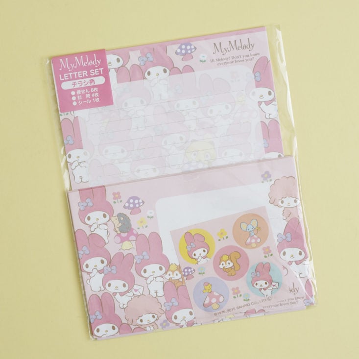 My Melody Stationery Set in package