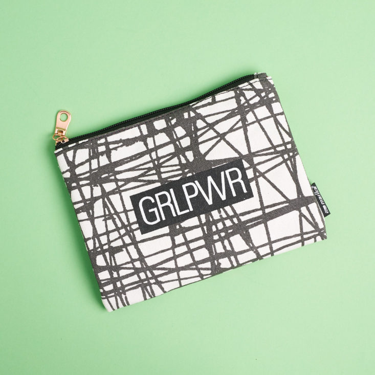 GRLPWR canvas pouch