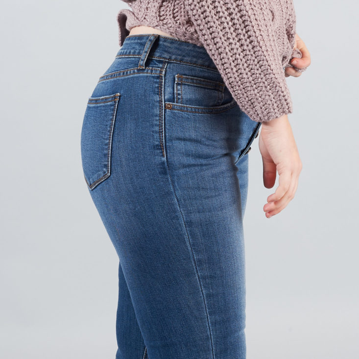 lightwash jeans from side