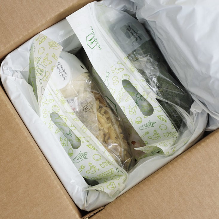 how home chef is packaged