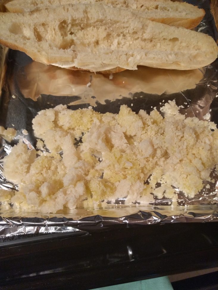 breadcrumbs being made
