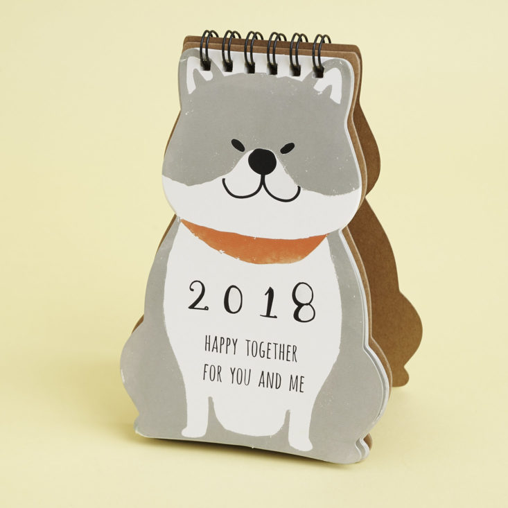 Shiba Inu 2018 Desk Calendar