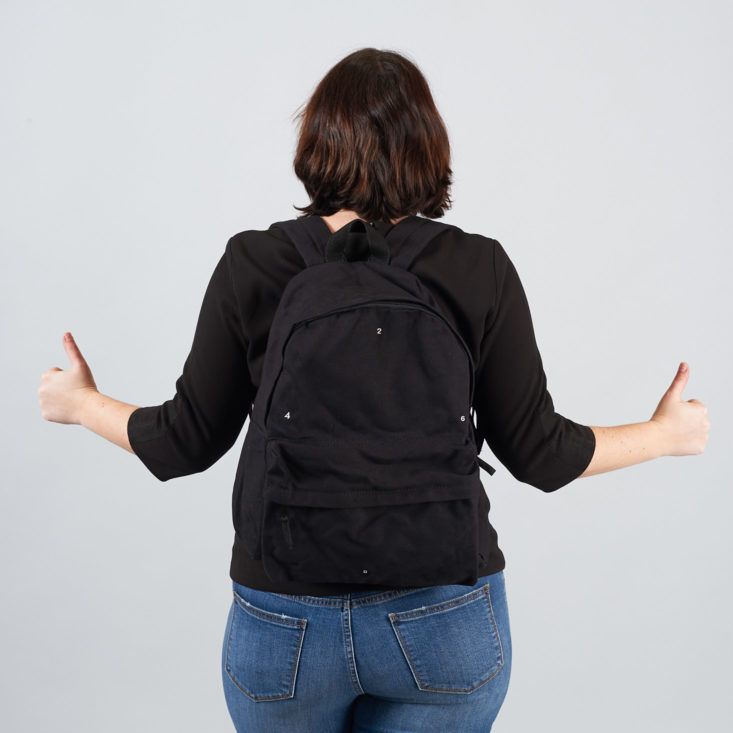 lot backpack from behind