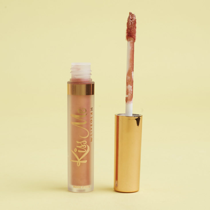 KissMe Sequins liquid lipstick with application wand