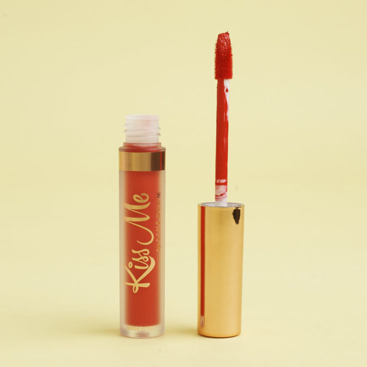 KissMe Goals liquid lipstick with application wand