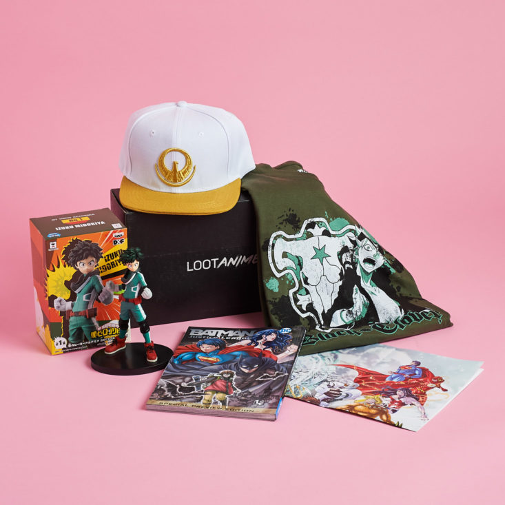 loot anime december 2017 underdog all items