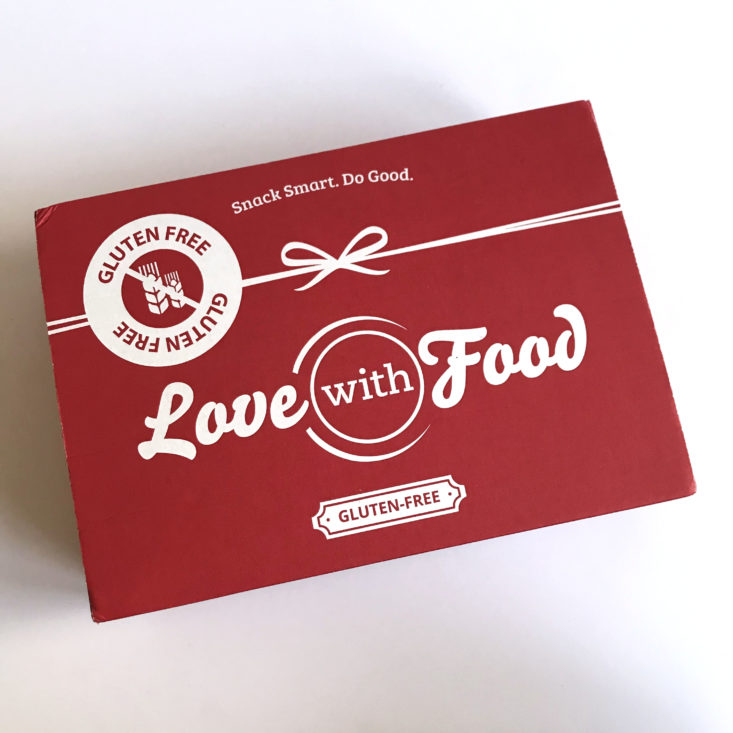 Love with Food Gluten Free Box January 2018 - Box