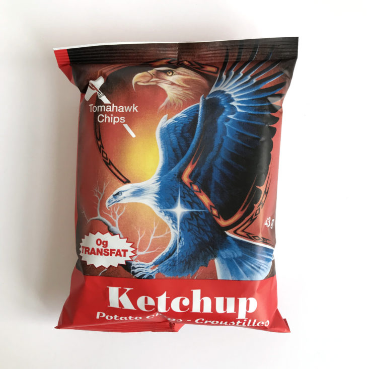 MunchPak Box January 2018 - Tomahawk Chips Ketchup Flavor