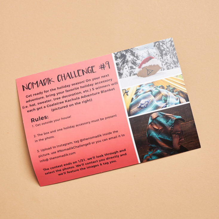nomadik challenge info card