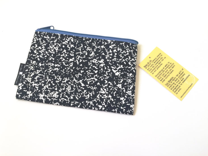 Composition Notebook Pouch back