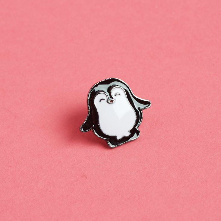 penguin enamel pin