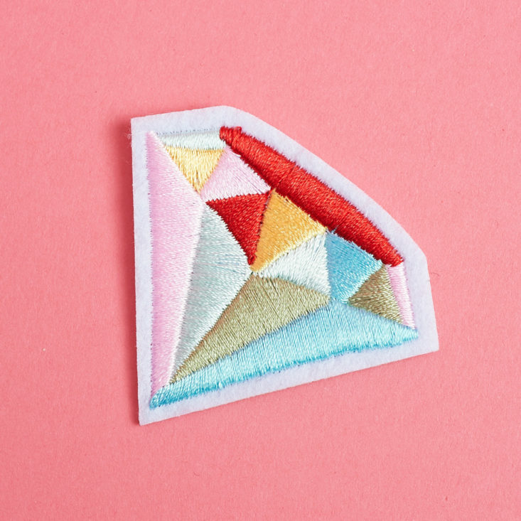 rainbow diamond patch