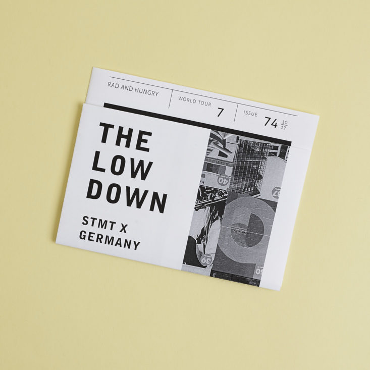 The Low Down STMT x Germany, folded