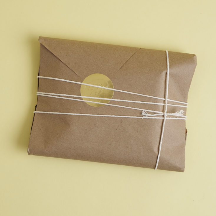 one side of twine and kraft paper wrapped STMT Kit