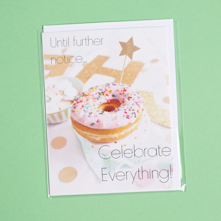 donut greeting card