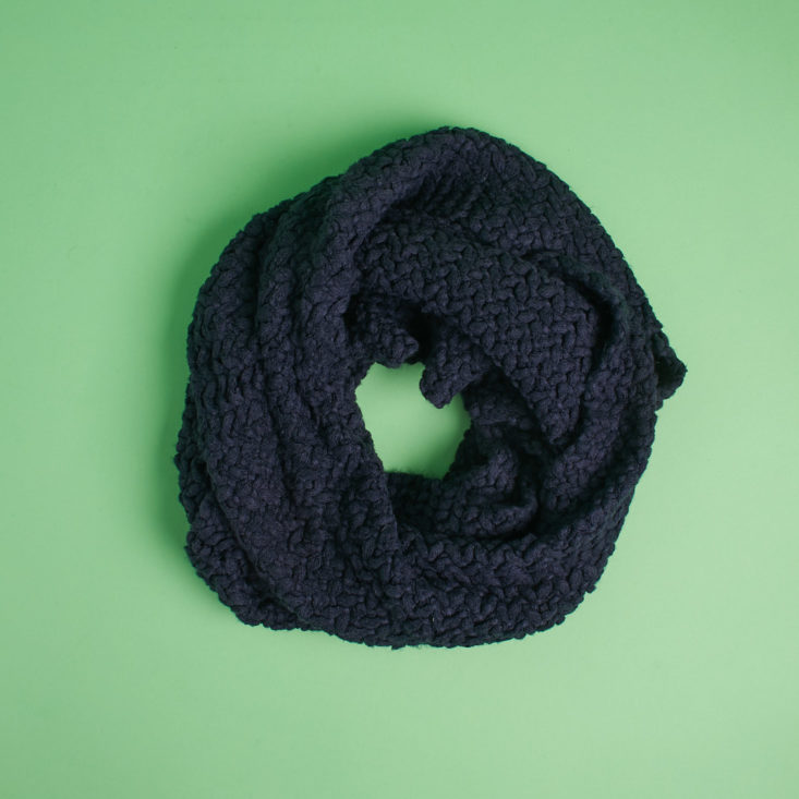 infinity scarf in navy