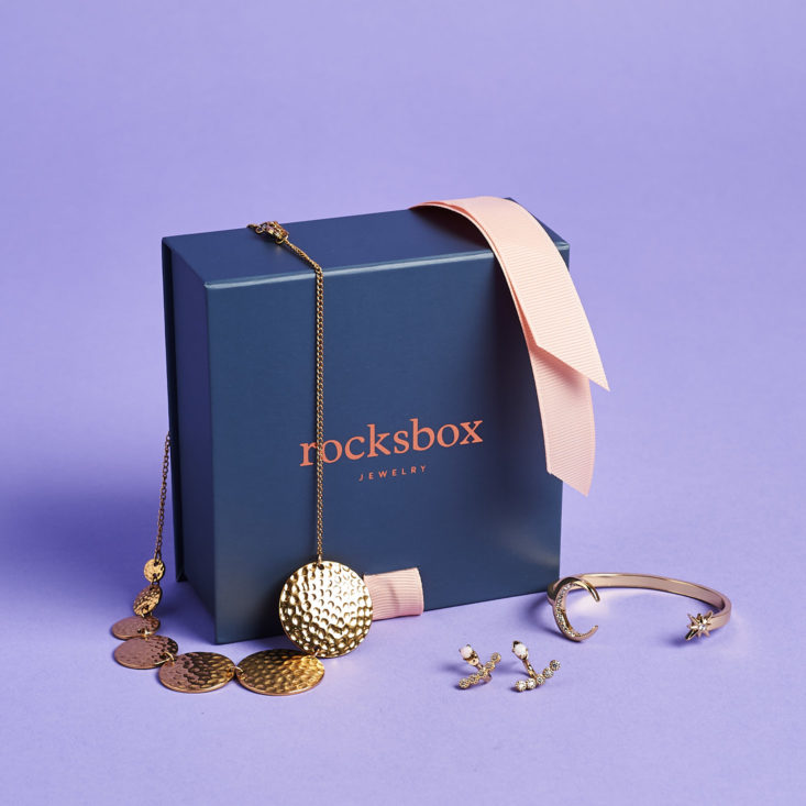 all items in my january 2018 rocksbox jewelry order