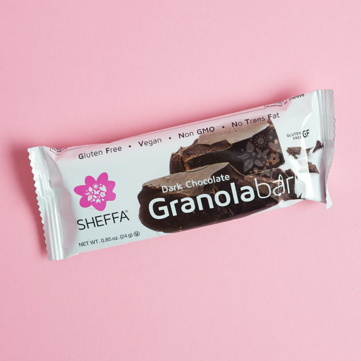 Sheffa Dark Chocolate Granola Bar