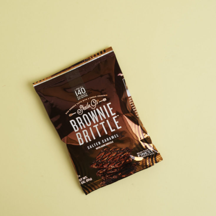 SnackNation Box January 2018 Sheila G's Brownie Brittle