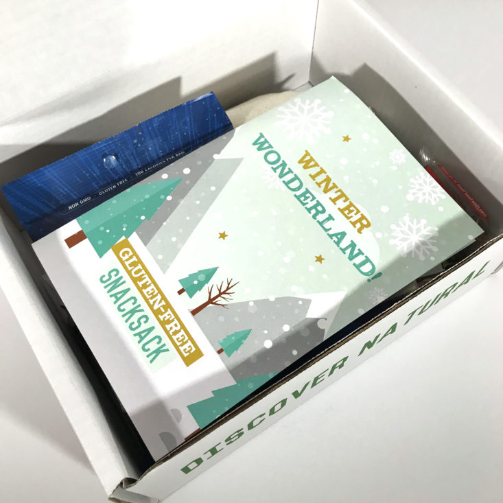 SnackSack Gluten-Free Box - December 2017 - Box Inside
