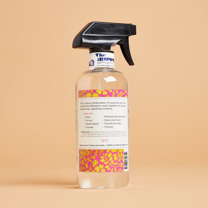 cleaning spray bottle